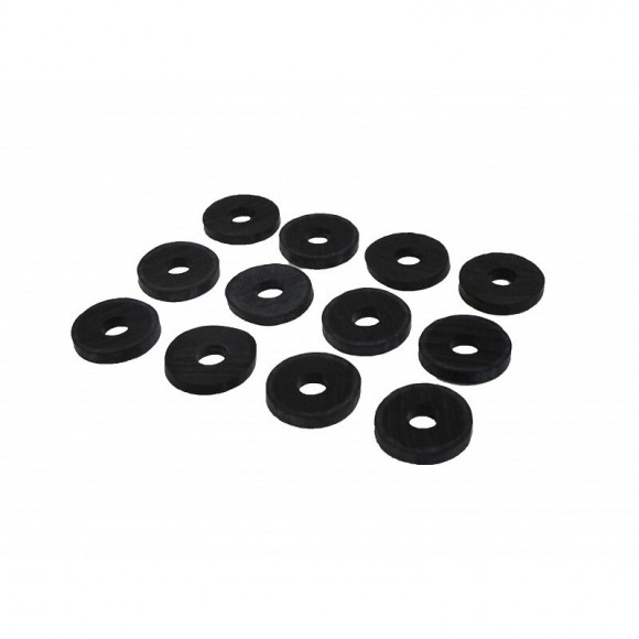 Rondelles Néoprènes (x100) Noir