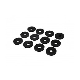 Rondelles Néoprènes (x100) Noir