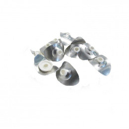 Plaquette Ovale Étanche Pour Plaque Ondulée (x100) Aluminium