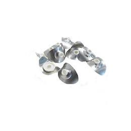 Plaquette Ovale Étanche Pour Plaque Ondulée (x100) Aluminium