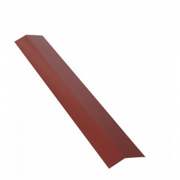 Bris De Gouttière 1 M Pour Plaque Nervurée Acier Laqué Rouge 8012, L : 1 M