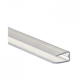 Profil Polycarbonate De Bordure Et Obturation Transparent, E : 10 Mm, L : 210 Cm