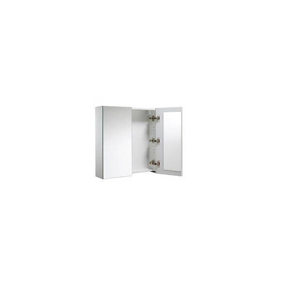 Armoire De Toilette Miroir Oslo 60 Cm - 2 Portes Allibert