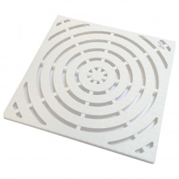 Caillebotis En Résine Pour Sortie De Douche Boty Blanc