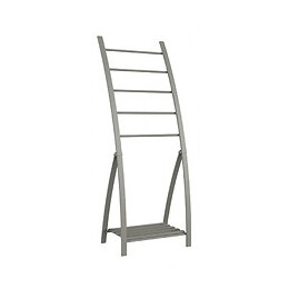 Porte Serviette À Poser 5 Barres Gris - Grande Hauteur