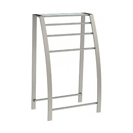 Porte Serviette À Poser 3 Barres Gris Mat Moderne