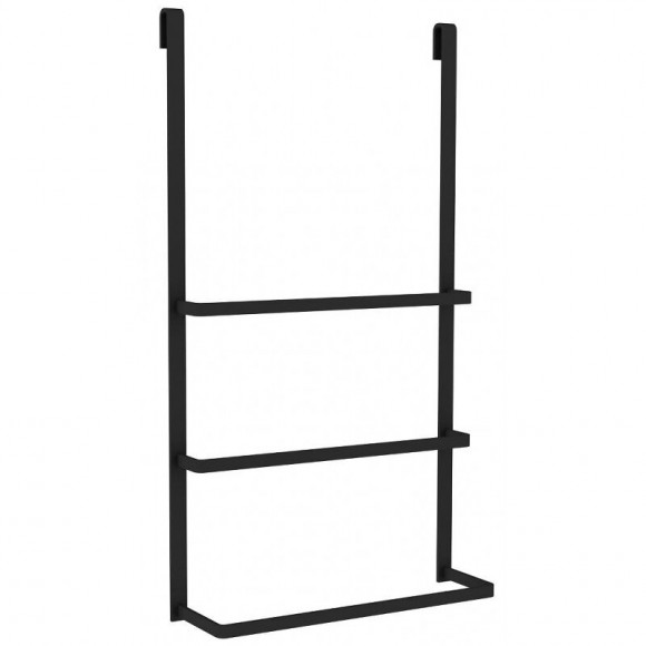 Porte Serviette À Suspendre Noir Mat Loft Game