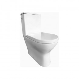 Pack Wc À Poser Kobalt Avec Cuvette Rimless - Mécanisme 3/6l Et Alimentation D'eau Silencieuse