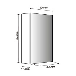 Armoire De Toilette Miroir Oslo 40 Cm Allibert
