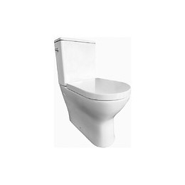 Pack Wc À Poser Kobalt Avec Cuvette Rimless - Mécanisme 3/6l Et Alimentation D'eau Silencieuse