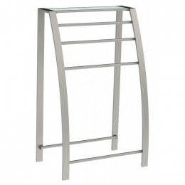 Porte Serviette À Poser 3 Barres Gris Mat Moderne