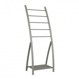 Porte Serviette À Poser 5 Barres Gris - Grande Hauteur