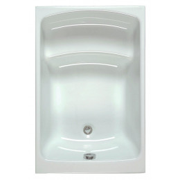 Baignoire Gain De Place Allibert - Flavis Sabot 105 X 70 Cm