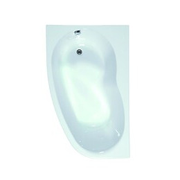 Baignoire Asymétrique Droite Elba Duo 160 X 100 Cm Tablier Inclus