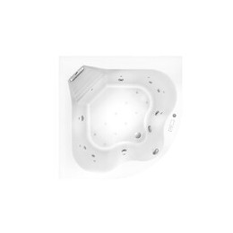 Baignoire Balnéo D'angle Massea 140 X 140 Cm + Tablier