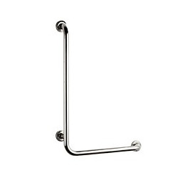 Poignée Pmr Coudée Bain Douche En Inox 90° Usis Chromé