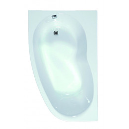 Baignoire Asymétrique Droite Elba Duo 160 X 100 Cm
