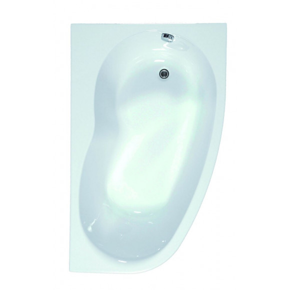 Baignoire Asymétrique Gauche Elba Duo 160 X 100 Cm