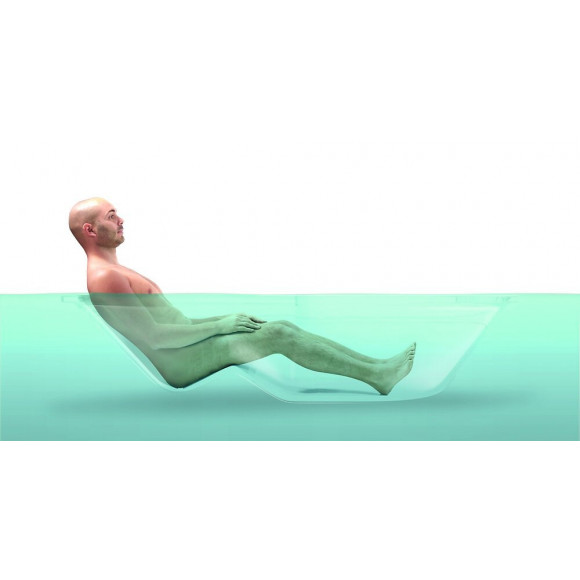 Baignoire Rectangulaire Moovance - Double Dos Et Siège Intégré 180 X 80 Cm