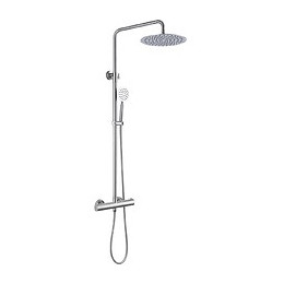 Colonne De Douche Canggu En Inox Chromé Ajustable En Hauteur