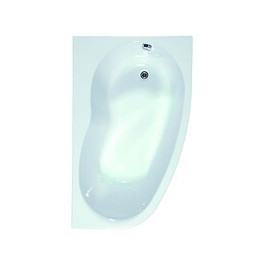 Baignoire Asymétrique Gauche Elba Duo 160 X 100 Cm