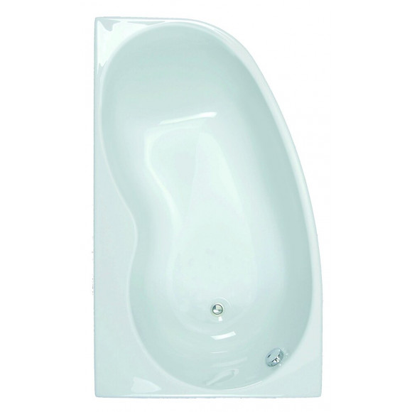 Baignoire Asymétrique Droite Jacana Tablier Inclus 150 X 90 Cm