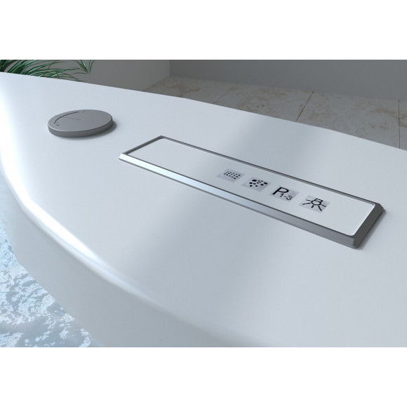 Baignoire Balnéo D'angle Massea 140 X 140 Cm + Tablier