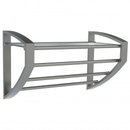 Porte-serviette 3 Barres À Fixer Au Mur Loft-game Gris Mat