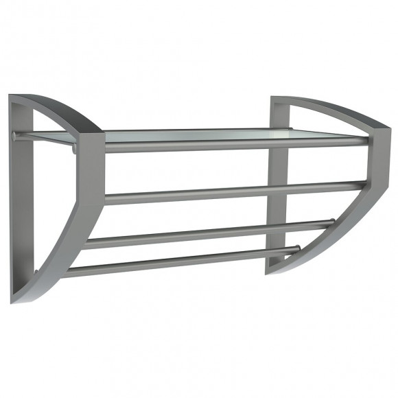 Porte-serviette 3 Barres À Fixer Au Mur Loft-game Gris Mat