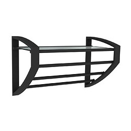 Porte-serviette 3 Barres À Fixer Au Mur Loft-game Noir Mat