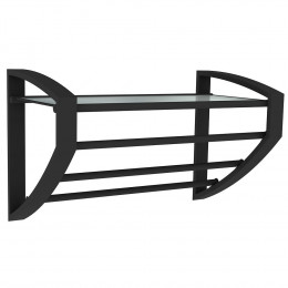 Porte-serviette 3 Barres À Fixer Au Mur Loft-game Noir Mat