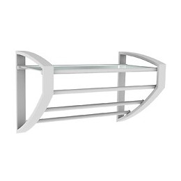 Porte-serviette 3 Barres À Fixer Au Mur Loft-game Blanc Mat