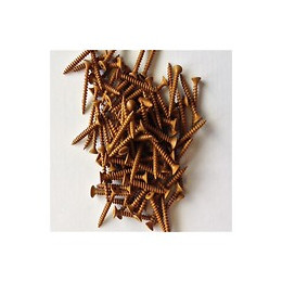 Vis À Tête Laquée L 3cm (x100) Pour Bardage Beige Clair, Longueur De La Vis - 30 Mm