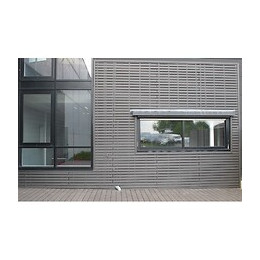 Bardage Ajouré Bois Composite Gris Anthracite, E : 1cm, L : 7.5 Cm, L : 270 Cm, Surface Couverte En M² - 0.2