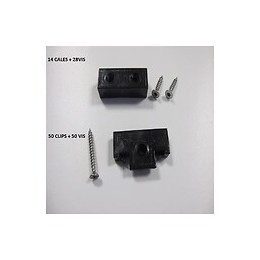 Kit De Fixation Pour Bardage Alvéolaire Noir