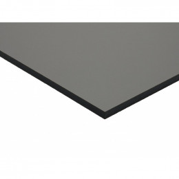 Panneau De Bardage Stratifié Hpl Compact Gris Quartz, E : 6 Mm, L : 130 Cm, L : 305 Cm, Surface Couverte En M² - 3,97