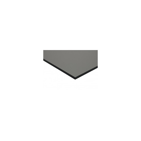 Panneau De Bardage Stratifié Hpl Compact Gris Quartz, E : 6 Mm, L : 130 Cm, L : 61 Cm, Surface Couverte En M² - 0,79