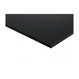 Panneau De Bardage Stratifié Hpl Compact Noir, E : 6 Mm, L : 130 Cm, L : 305 Cm, Surface Couverte En M² - 3,97