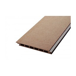 Lame De Bardage Bois Composite Alvéolaire - Beige Clair, E : 1.5cm, L : 17.1 Cm, L : 270 Cm, Surface Couverte En M² - 0.461