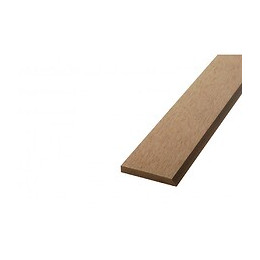 Bardage Ajouré Bois Composite Beige Clair, E : 1cm, L : 7.5 Cm, L : 270 Cm, Surface Couverte En M² - 0.2