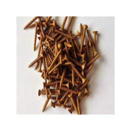 Vis À Tête Laquée L 3cm (x100) Pour Bardage Beige Clair, Longueur De La Vis - 30 Mm