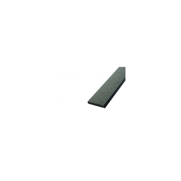 Bardage Ajouré Bois Composite Gris Anthracite, E : 1cm, L : 7.5 Cm, L : 270 Cm, Surface Couverte En M² - 0.2