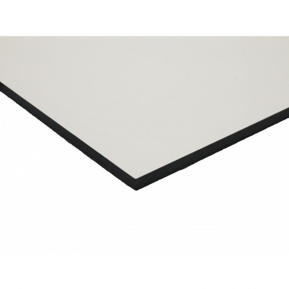 Panneau De Bardage Stratifié Hpl Compact Crème, E : 6 Mm, L : 130 Cm, L : 61 Cm, Surface Couverte En M² - 0,79