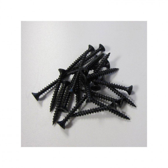 Vis À Tête Laquée L 3cm (x100) Pour Bardage Gris Anthracite, Longueur De La Vis - 30 Mm