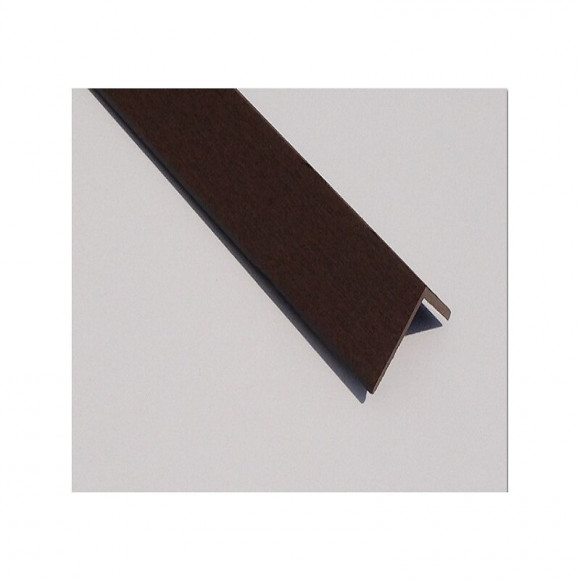 Profil D'angle Bois Composite Pour Bardage Chocolat, E : 6 Cm, L : 6 Cm, L : 270 Cm