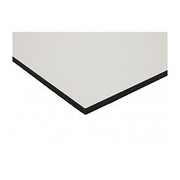 Panneau De Bardage Stratifié Hpl Compact Crème, E : 6 Mm, L : 130 Cm, L : 305 Cm, Surface Couverte En M² - 3,97