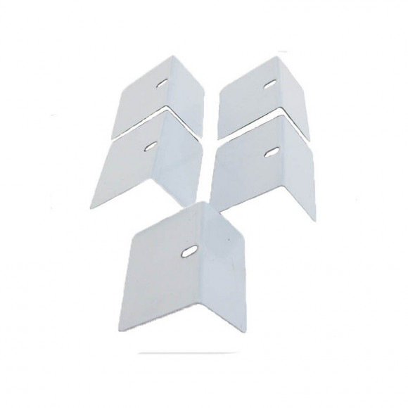 Arrêt Aluminium De Plaque Polycarbonate (x5) Aluminium, E : 1cm