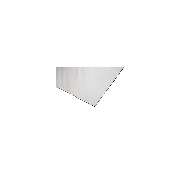 Crédence Réversible En Blanc Satiné / Blanc Brillant (disponible En 2 M X 1 M Et 1 M X 0.5 M) Blanc Ral 9016, E : 3 Mm, L : 
