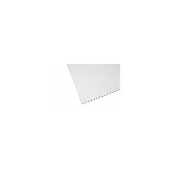 Crédence Réversible En Blanc Satiné / Blanc Brillant (disponible En 2 M X 1 M Et 1 M X 0.5 M) Blanc Ral 9016, E : 3 Mm, L : 
