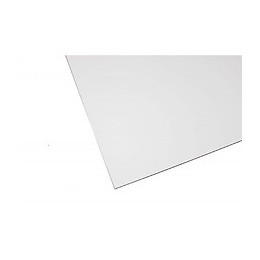 Crédence Réversible En Blanc Satiné / Blanc Brillant (disponible En 2 M X 1 M Et 1 M X 0.5 M) Blanc Ral 9016, E : 3 Mm, L : 